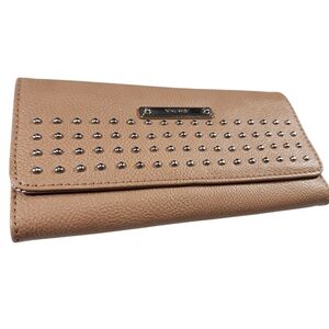 Nine West Tan Studded Wallet